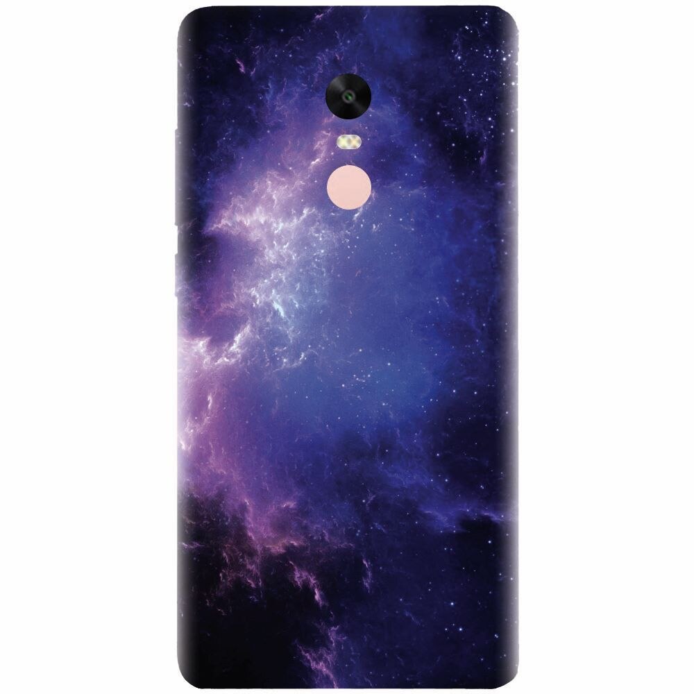 Husa silicon pentru Xiaomi Redmi Note 4X, Purple Space Nebula