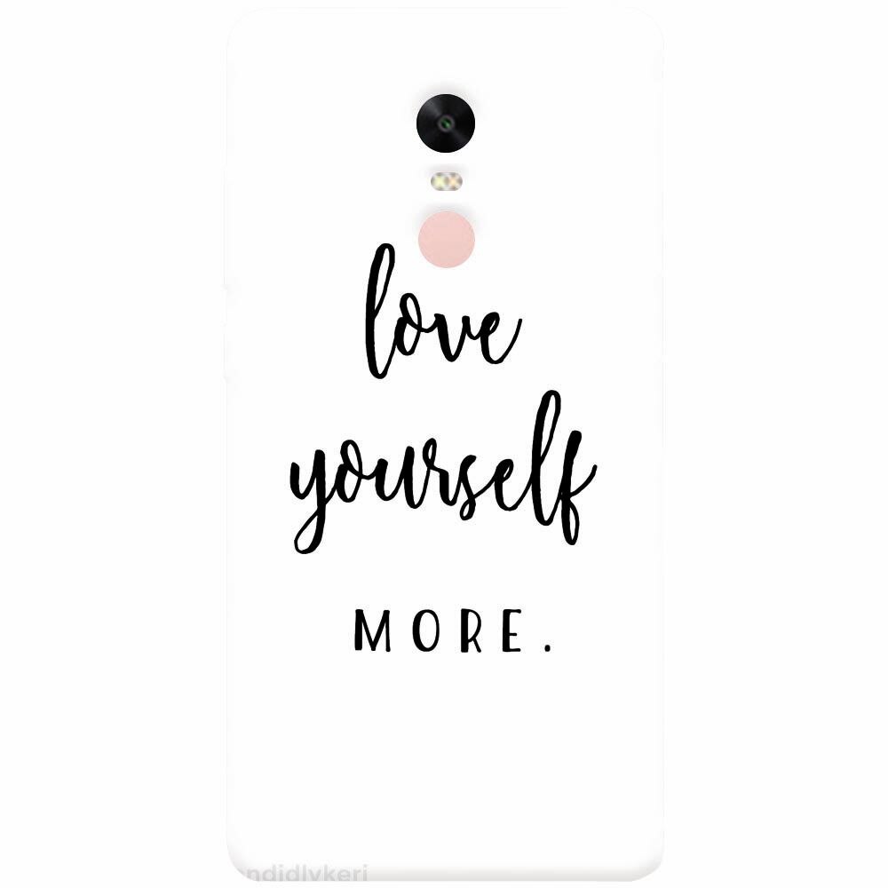 Husa silicon pentru Xiaomi Redmi Note 4X, Love Yourself More