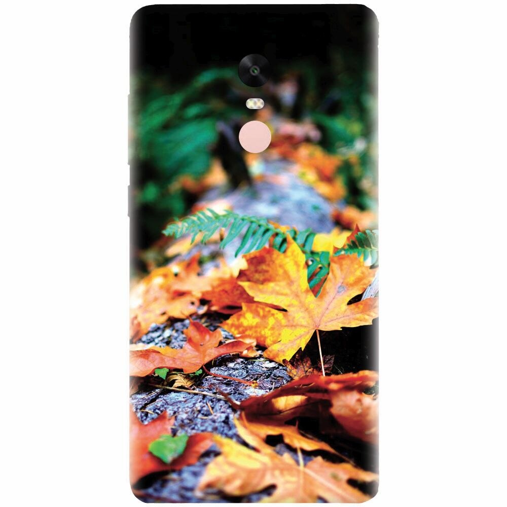 Husa silicon pentru Xiaomi Redmi Note 4, Autumn Leaves