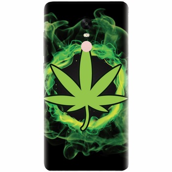 Husa silicon pentru Xiaomi Redmi Note 4X, GreenFlames Husa silicon pentru Xiaomi Redmi Note 4X, GreenFlames