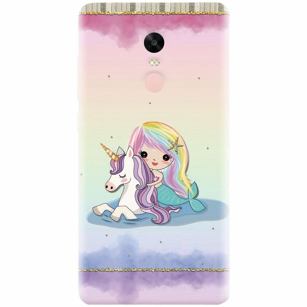 Husa silicon pentru Xiaomi Redmi Note 5A Prime, Mermaid Unicorn Play
