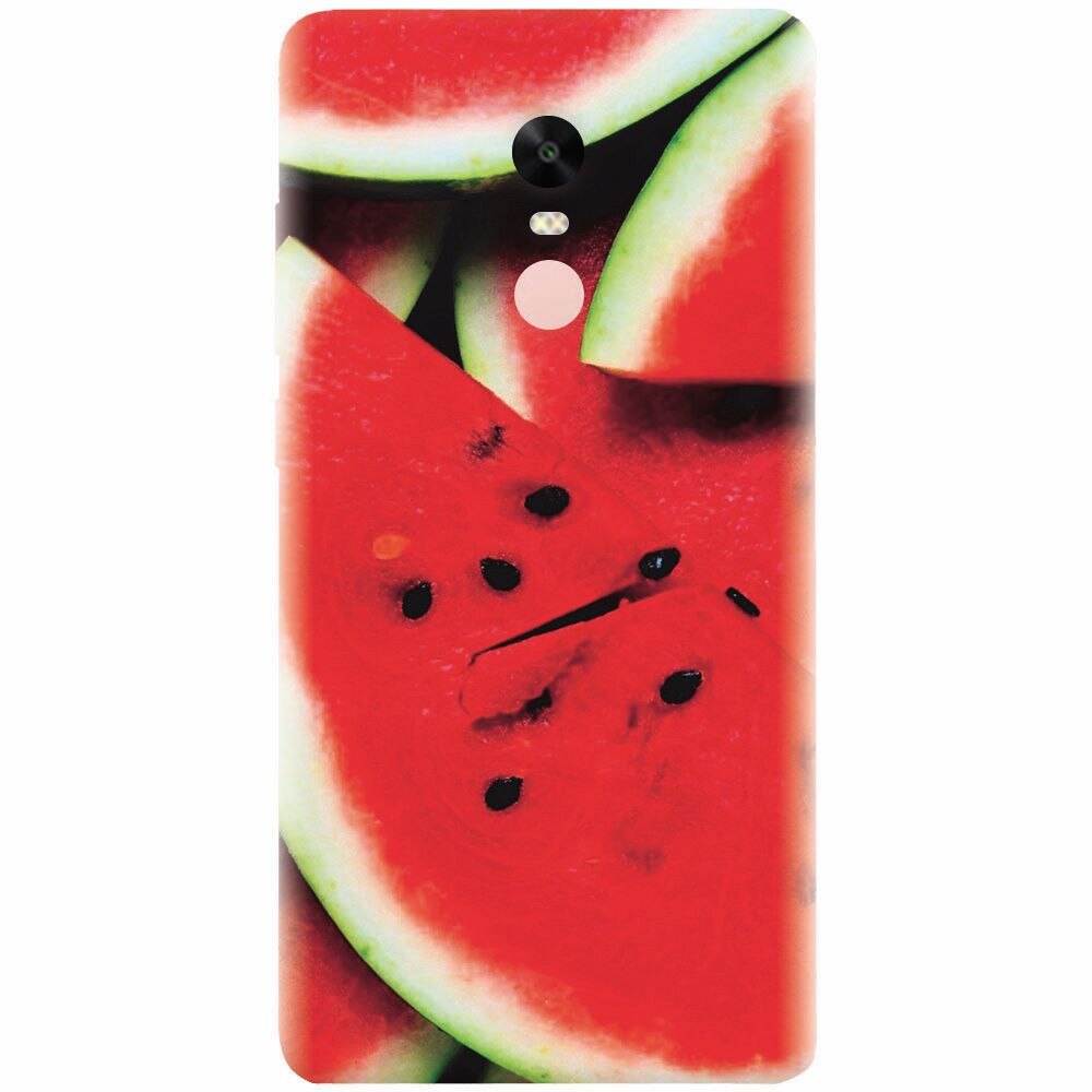 Husa silicon pentru Xiaomi Redmi Note 4X, S Of Watermelon Slice