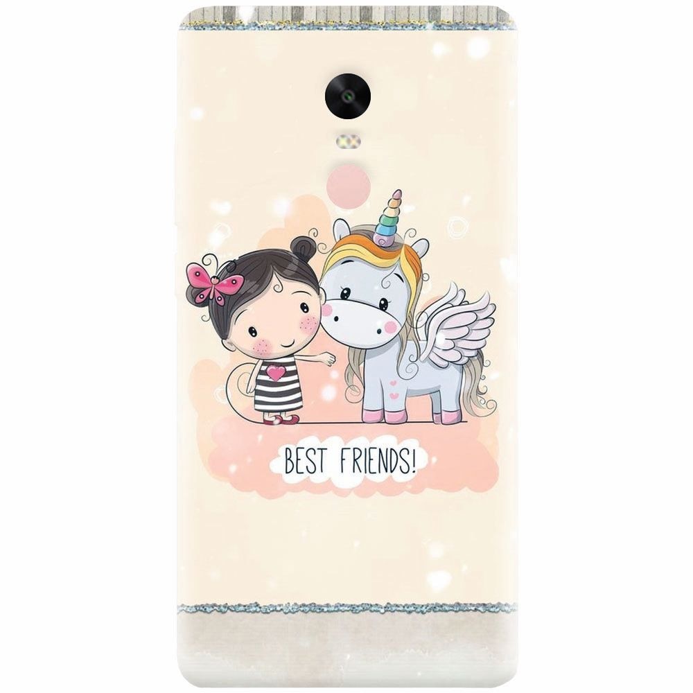 Husa silicon pentru Xiaomi Redmi Note 4X, Best Friends