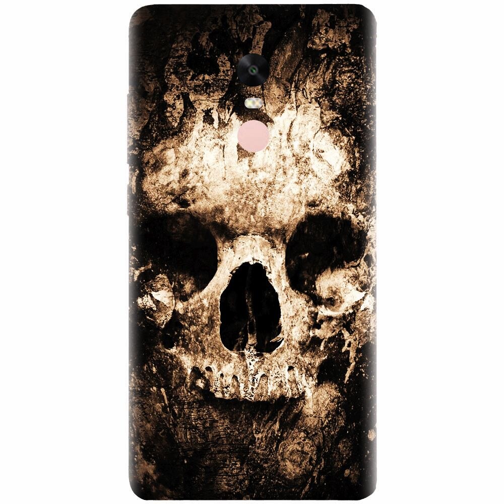 Husa silicon pentru Xiaomi Redmi Note 4X, Zombie Skull
