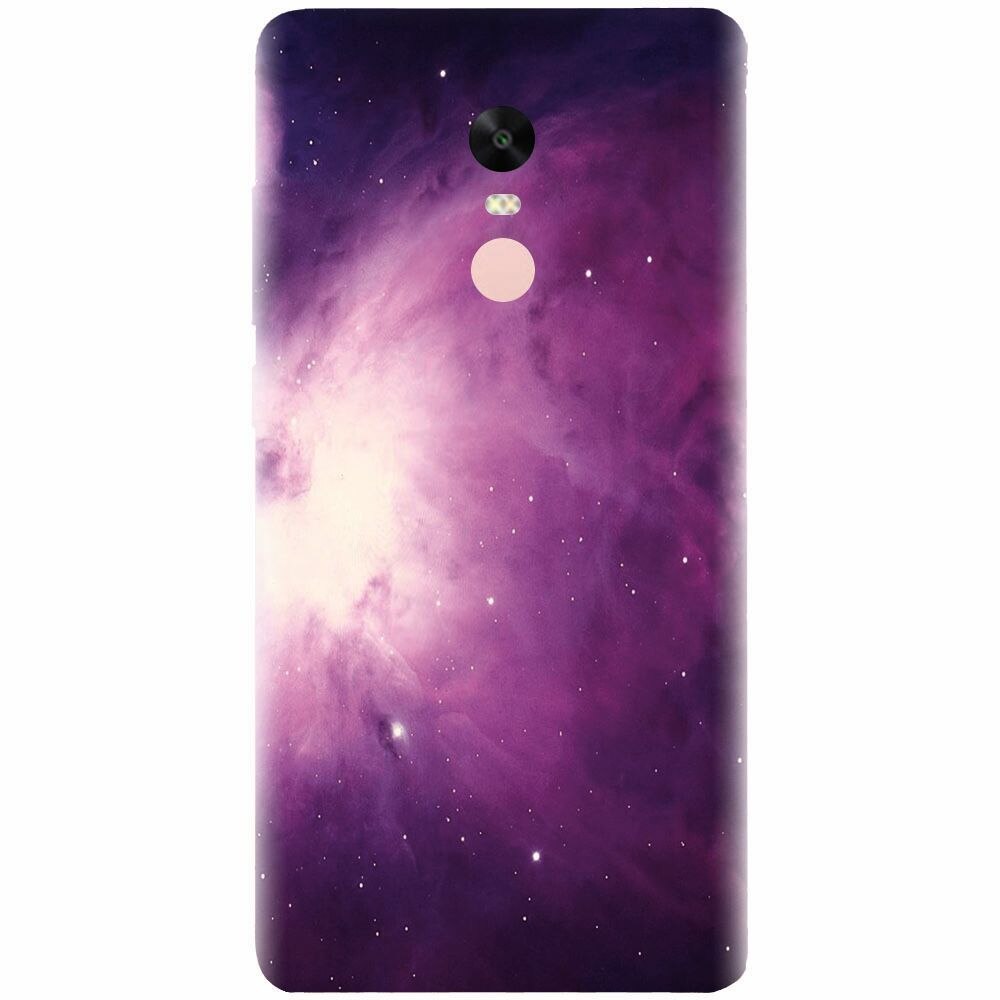 Husa silicon pentru Xiaomi Redmi Note 4X, Purple Supernova Nebula Explosion