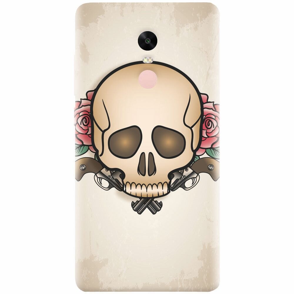 Husa silicon pentru Xiaomi Redmi Note 5A Prime, Skulls And Roses