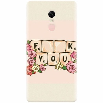 Husa silicon pentru Xiaomi Redmi Note 4, Scrabble Husa silicon pentru Xiaomi Redmi Note 4, Scrabble