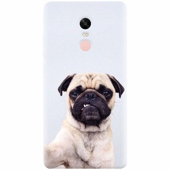 Husa silicon pentru Xiaomi Redmi Note 5A Prime, Simple Pug Selfie Husa silicon pentru Xiaomi Redmi Note 5A Prime, Simple Pug Selfie