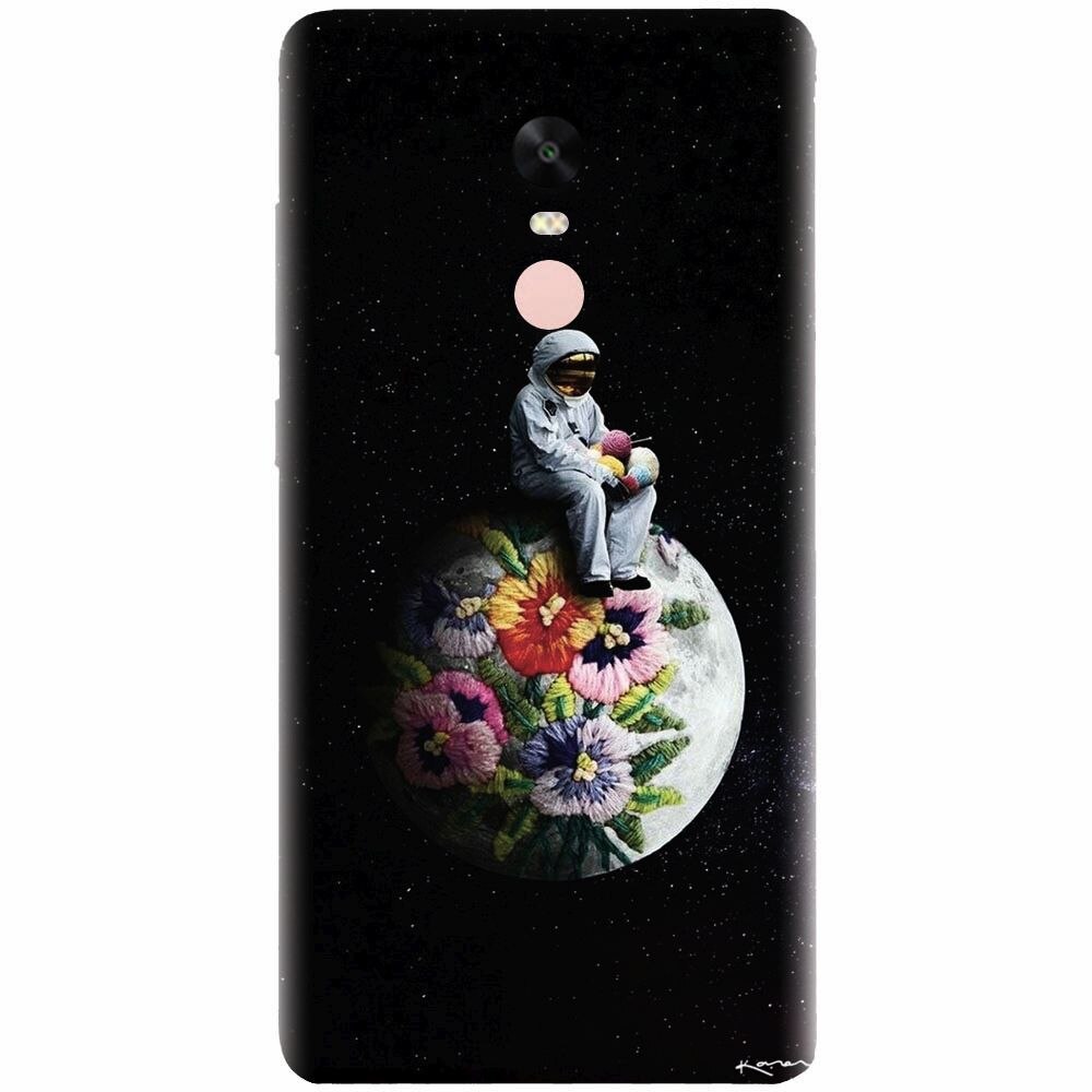 Husa silicon pentru Xiaomi Redmi Note 5A Prime, Astronaut