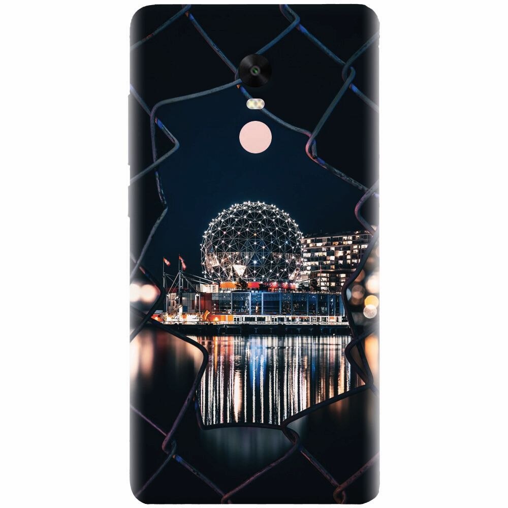 Husa silicon pentru Xiaomi Redmi Note 4X, Abstract Architectural Design