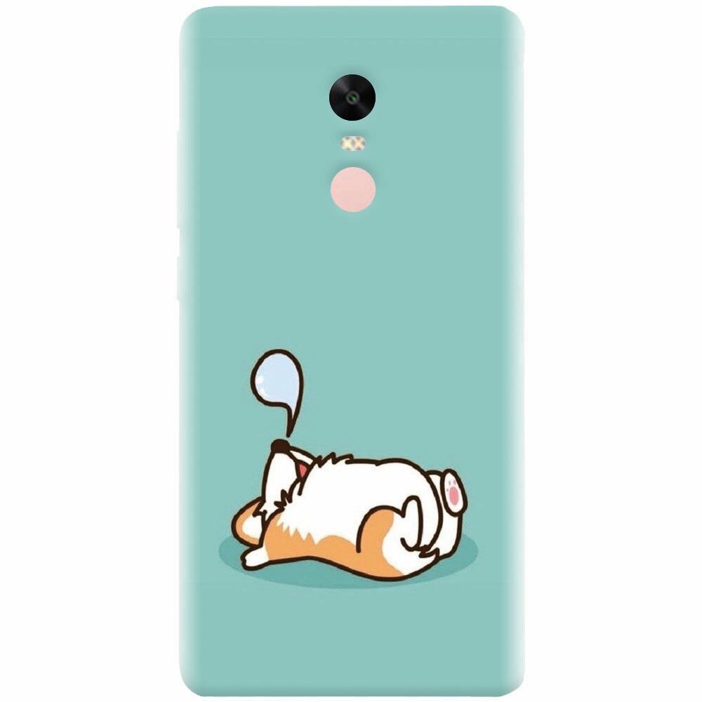 Husa silicon pentru Xiaomi Redmi Note 4X, Cute Corgi
