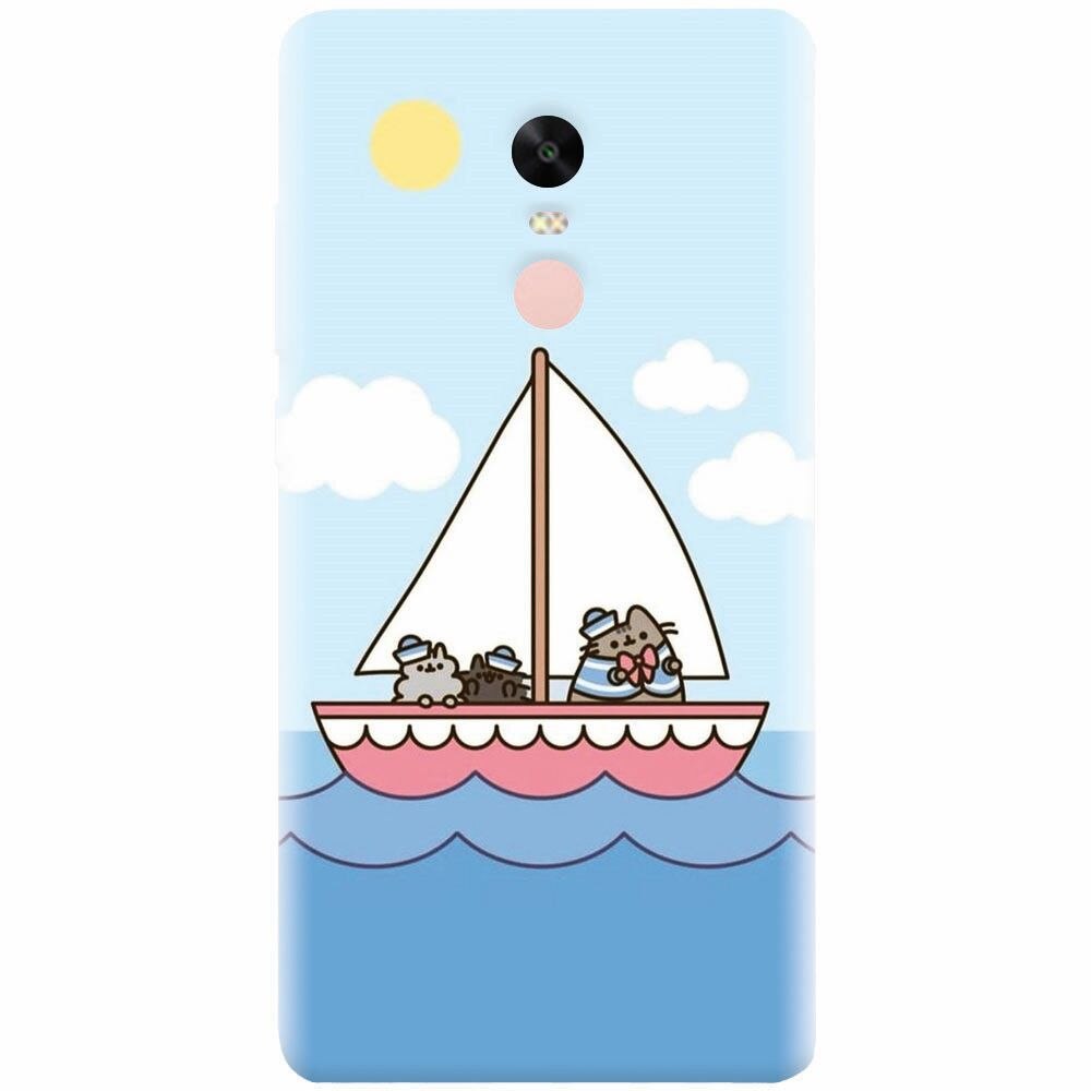 Husa silicon pentru Xiaomi Redmi Note 4X, Happy Sailors