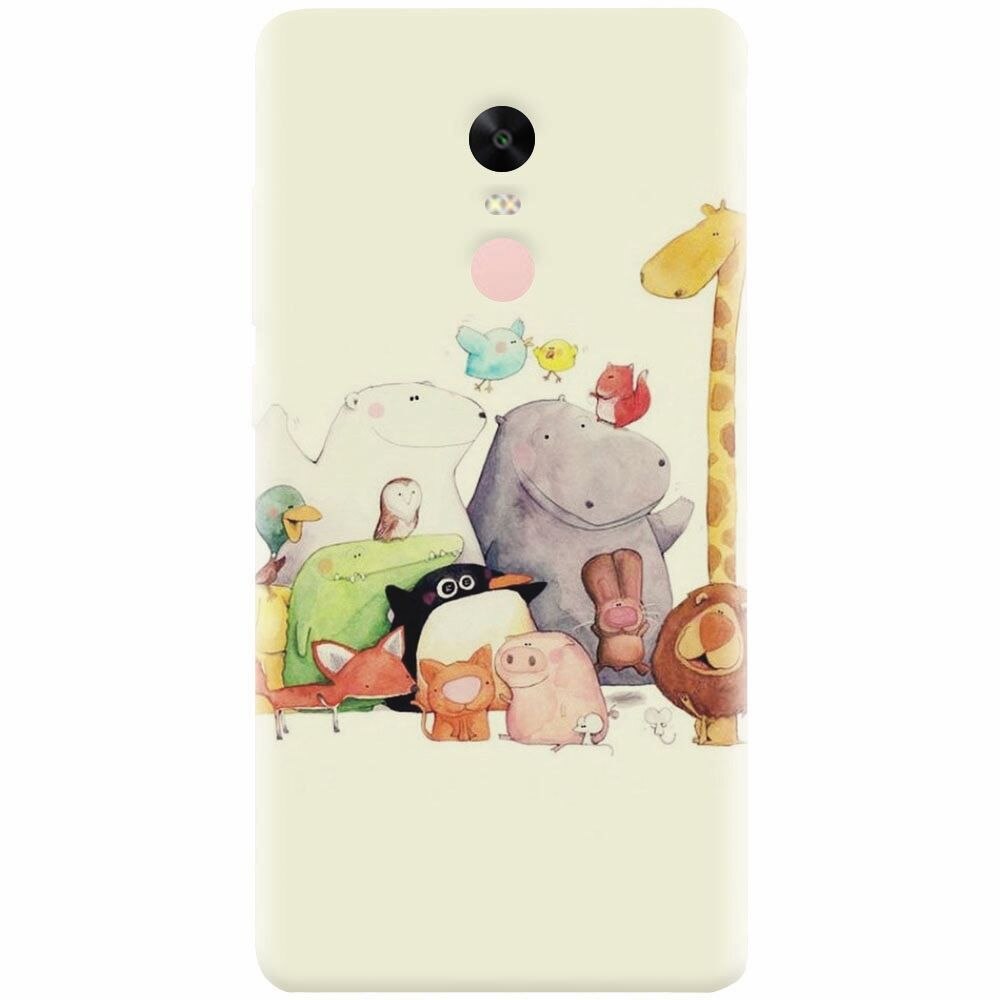 Husa silicon pentru Xiaomi Redmi Note 5A Prime, Cute Cartoon Animals
