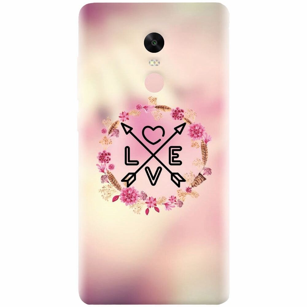 Husa silicon pentru Xiaomi Redmi Note 4X, Love Arrow