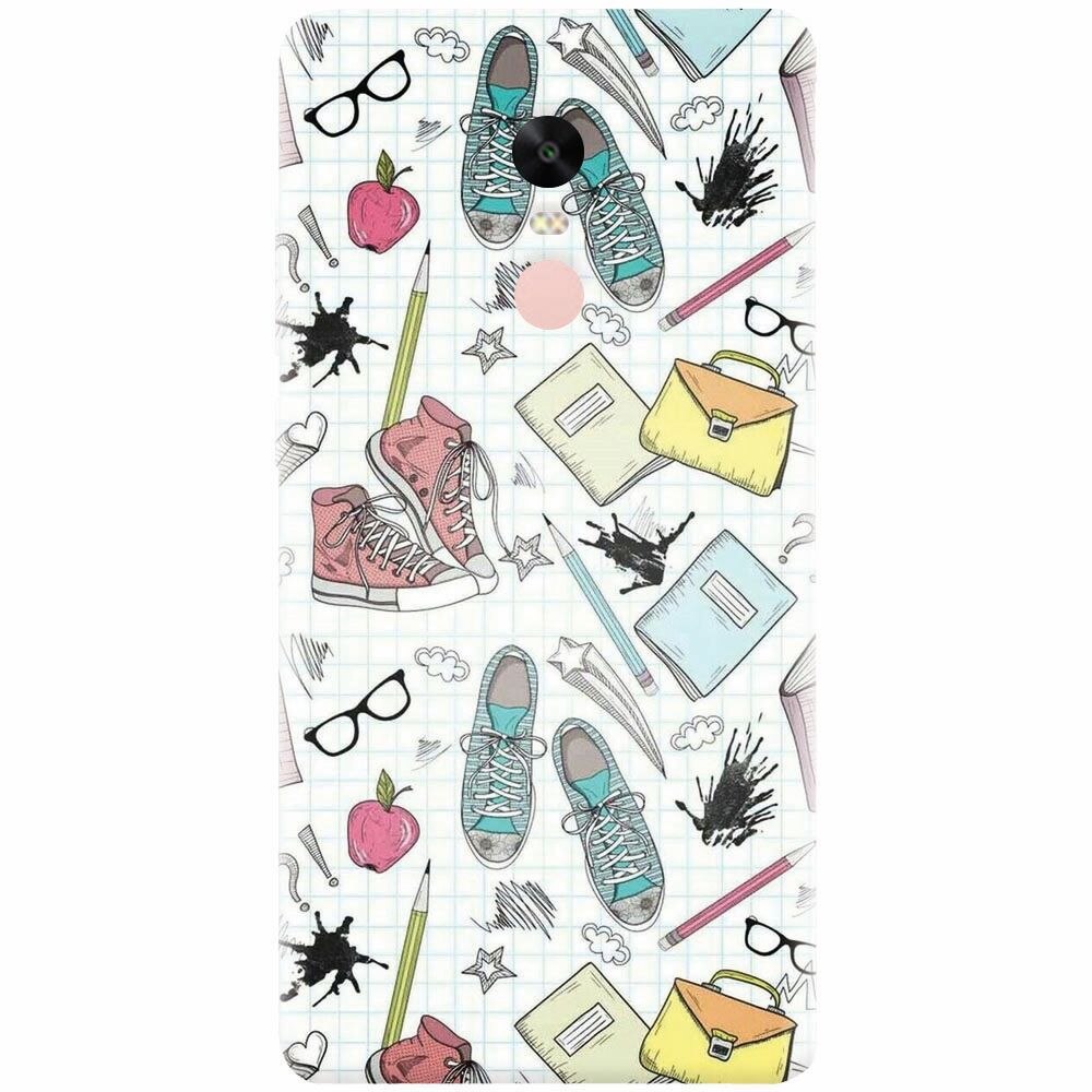 Husa silicon pentru Xiaomi Redmi Note 4X, School