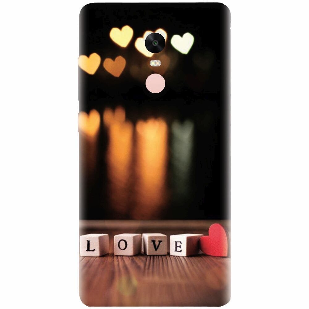 Husa silicon pentru Xiaomi Redmi Note 4, Love 003