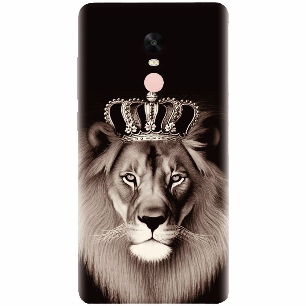Husa silicon pentru Xiaomi Redmi Note 4X, Lion King