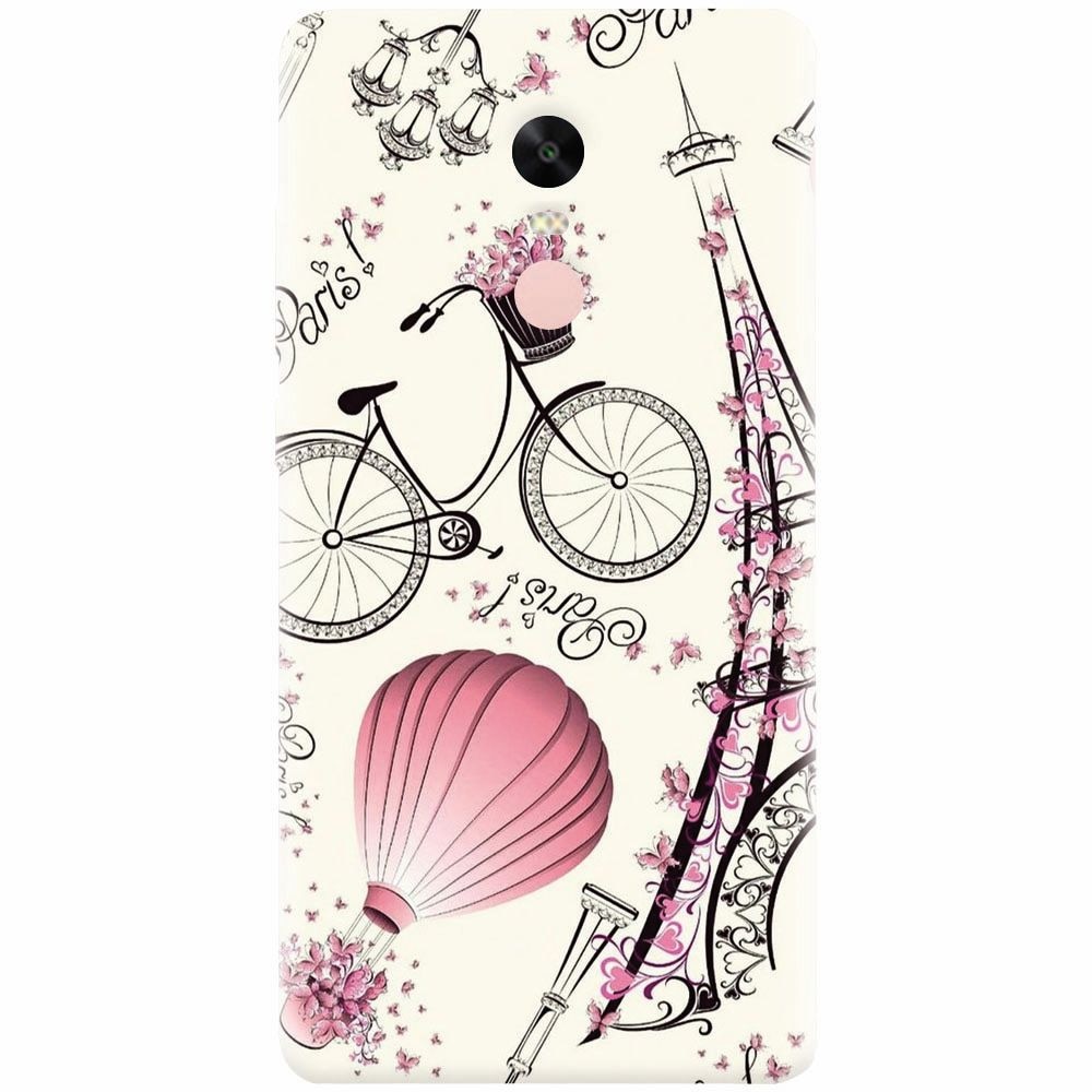 Husa silicon pentru Xiaomi Redmi Note 4X, Paris