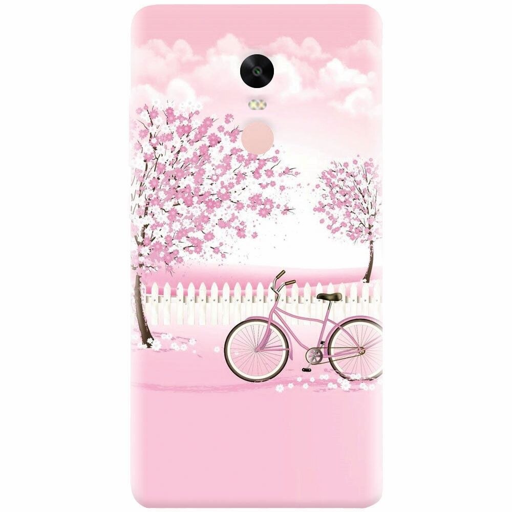 Husa silicon pentru Xiaomi Redmi Note 4X, Pink Spring