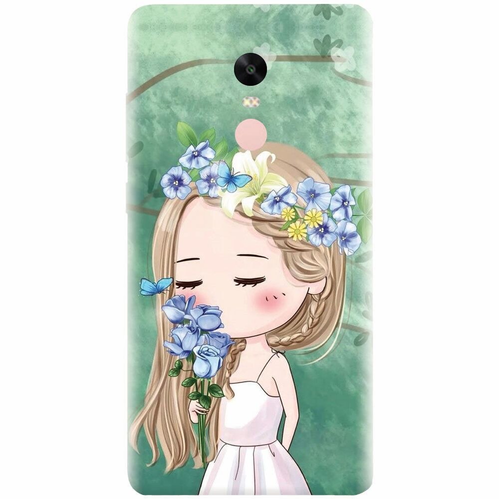 Husa silicon pentru Xiaomi Redmi Note 4X, Girl
