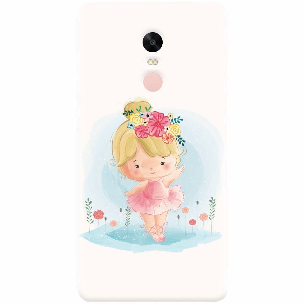 Husa silicon pentru Xiaomi Redmi Note 4X, Balerina
