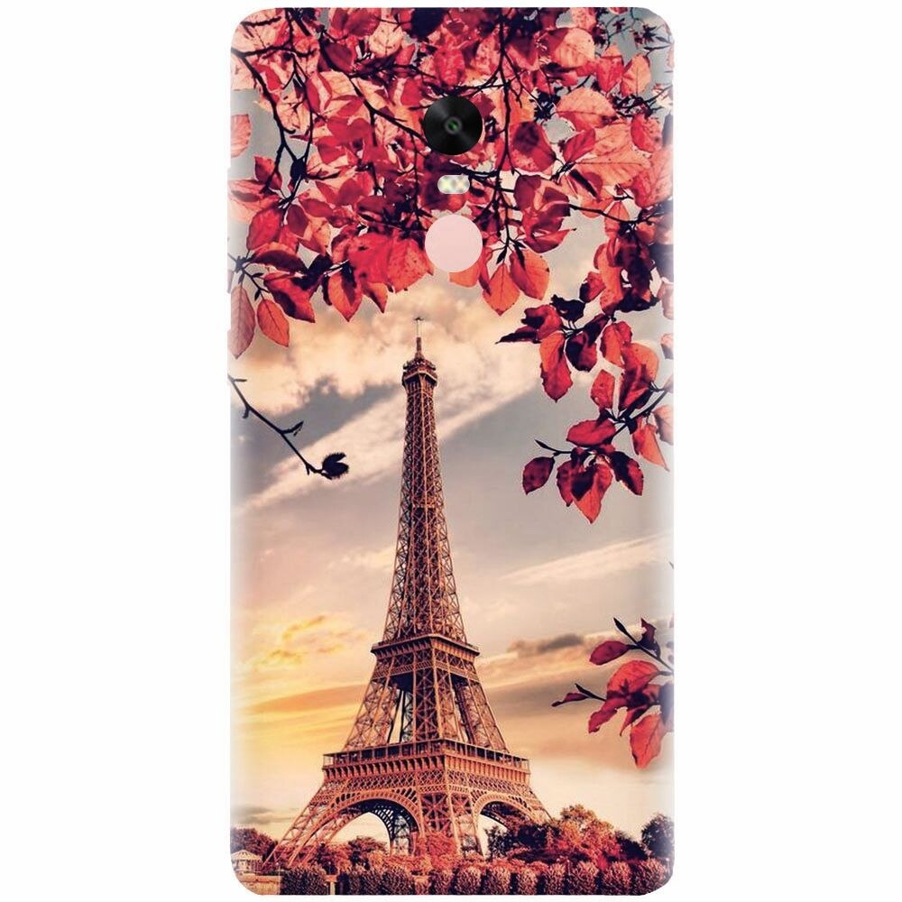 Husa silicon pentru Xiaomi Redmi Note 4, Eifel Tower