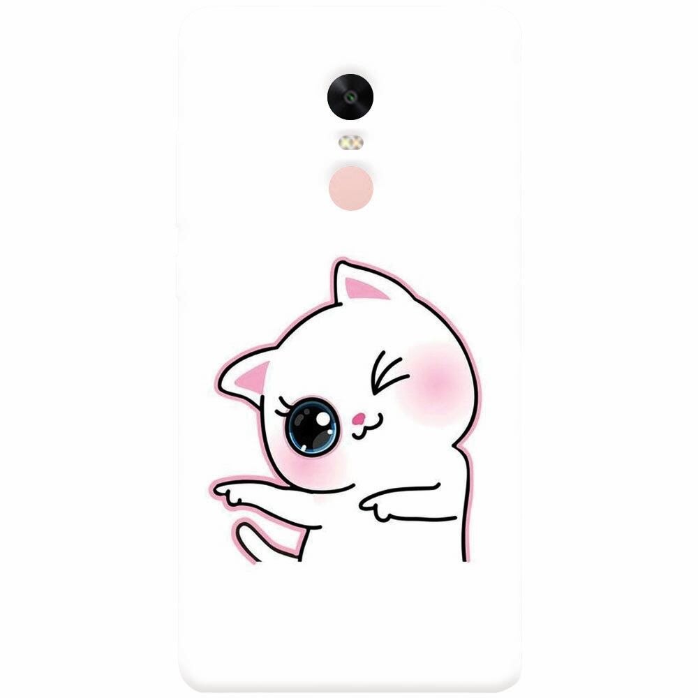 Husa silicon pentru Xiaomi Redmi Note 4X, Cute Kitty