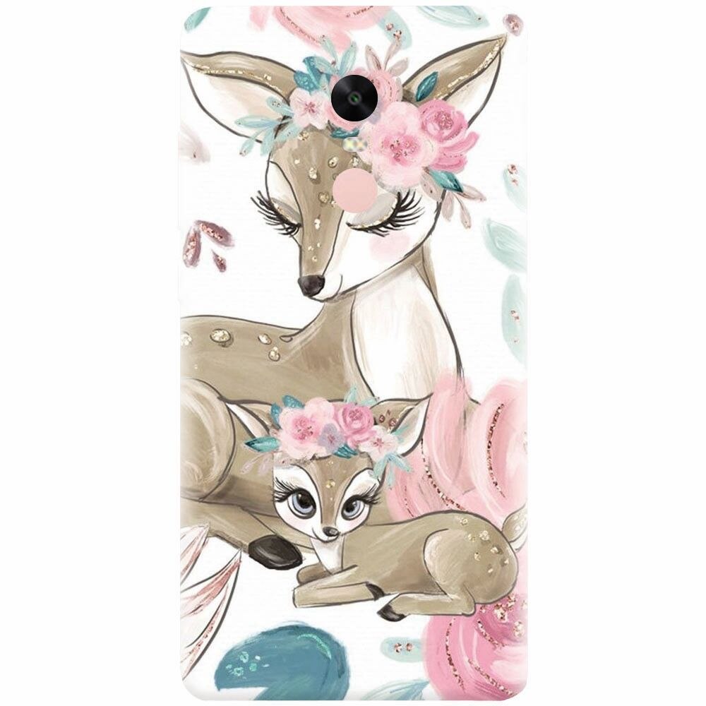 Husa silicon pentru Xiaomi Redmi Note 4X, Deers
