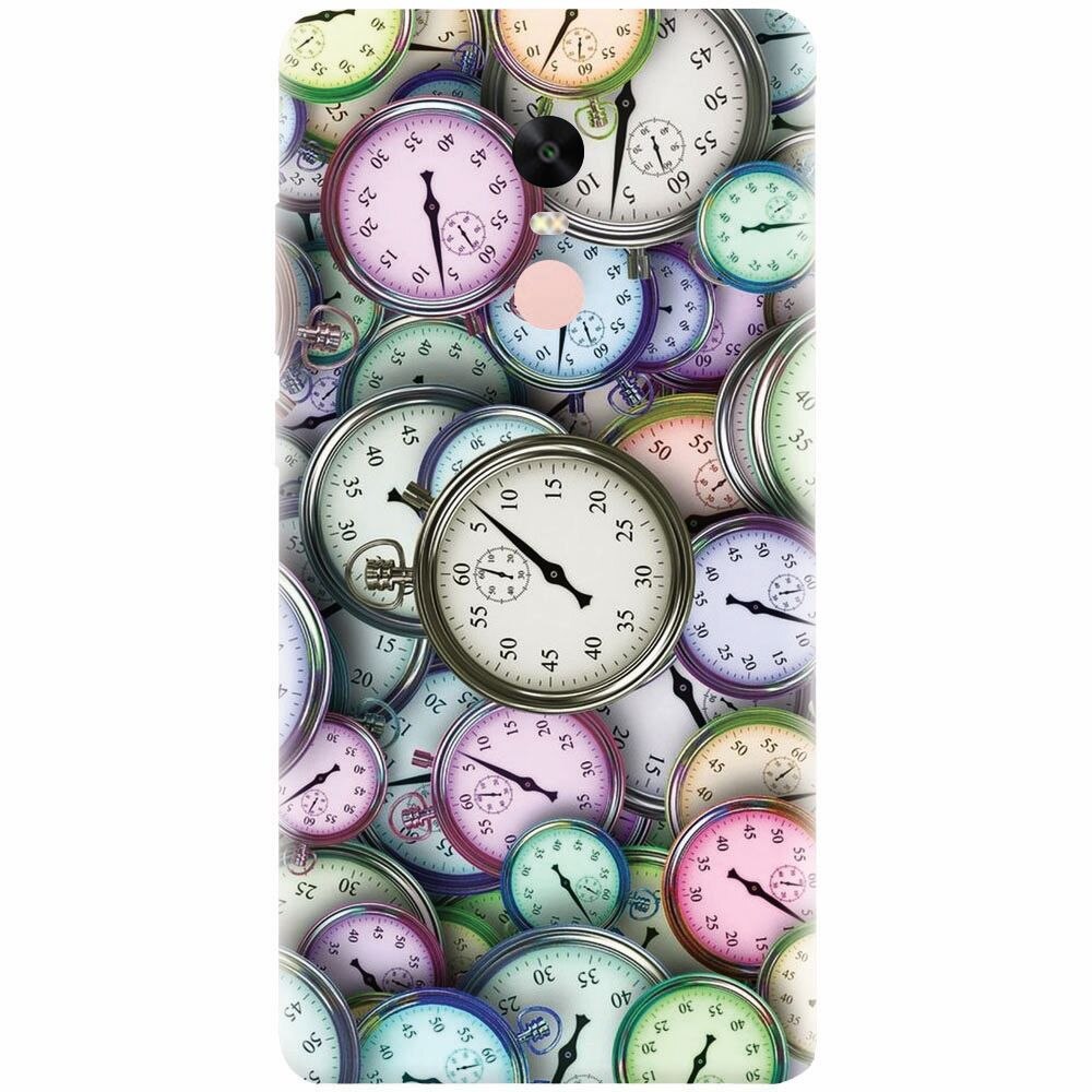 Husa silicon pentru Xiaomi Redmi Note 4X, Clocks
