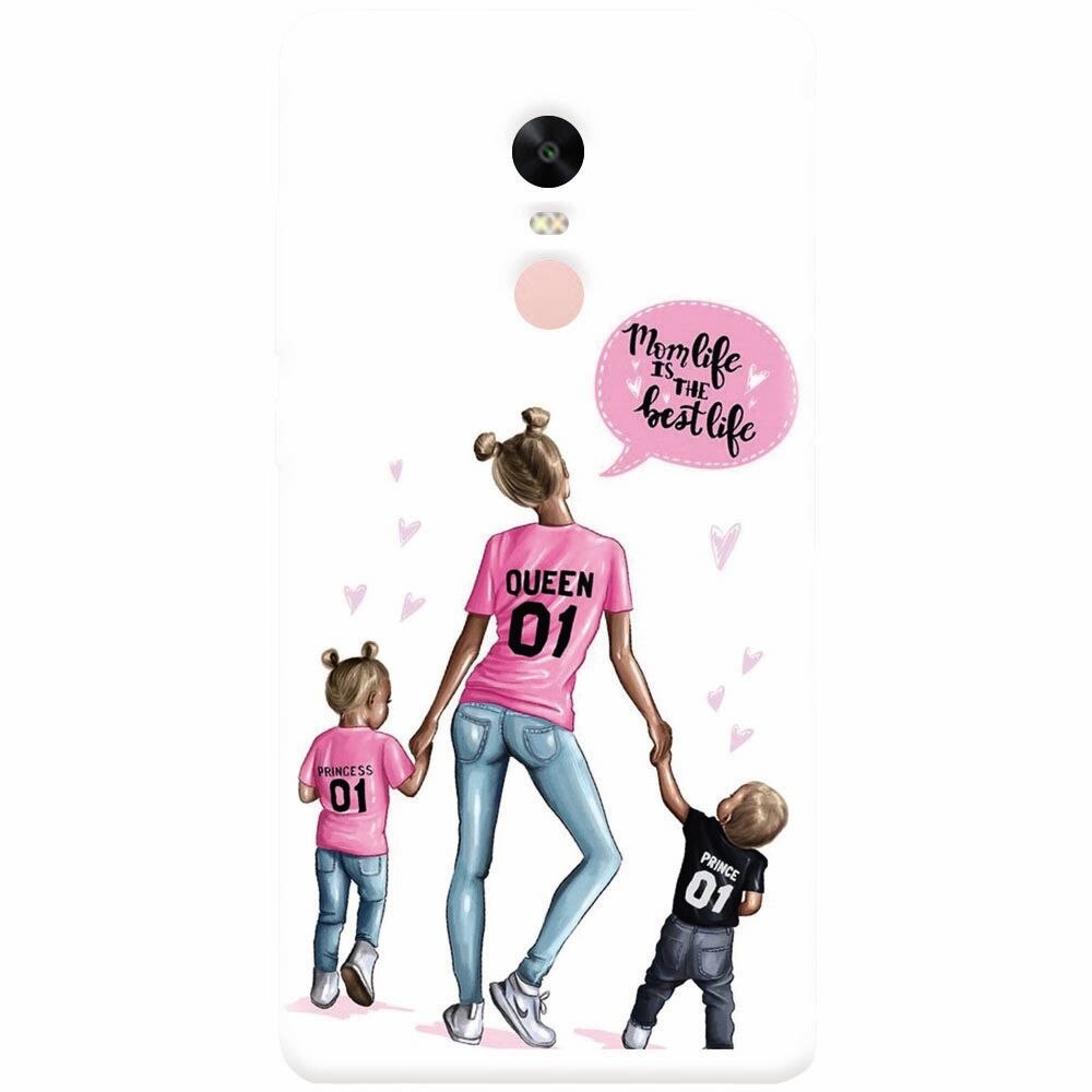 Husa silicon pentru Xiaomi Redmi Note 4, Mom Life