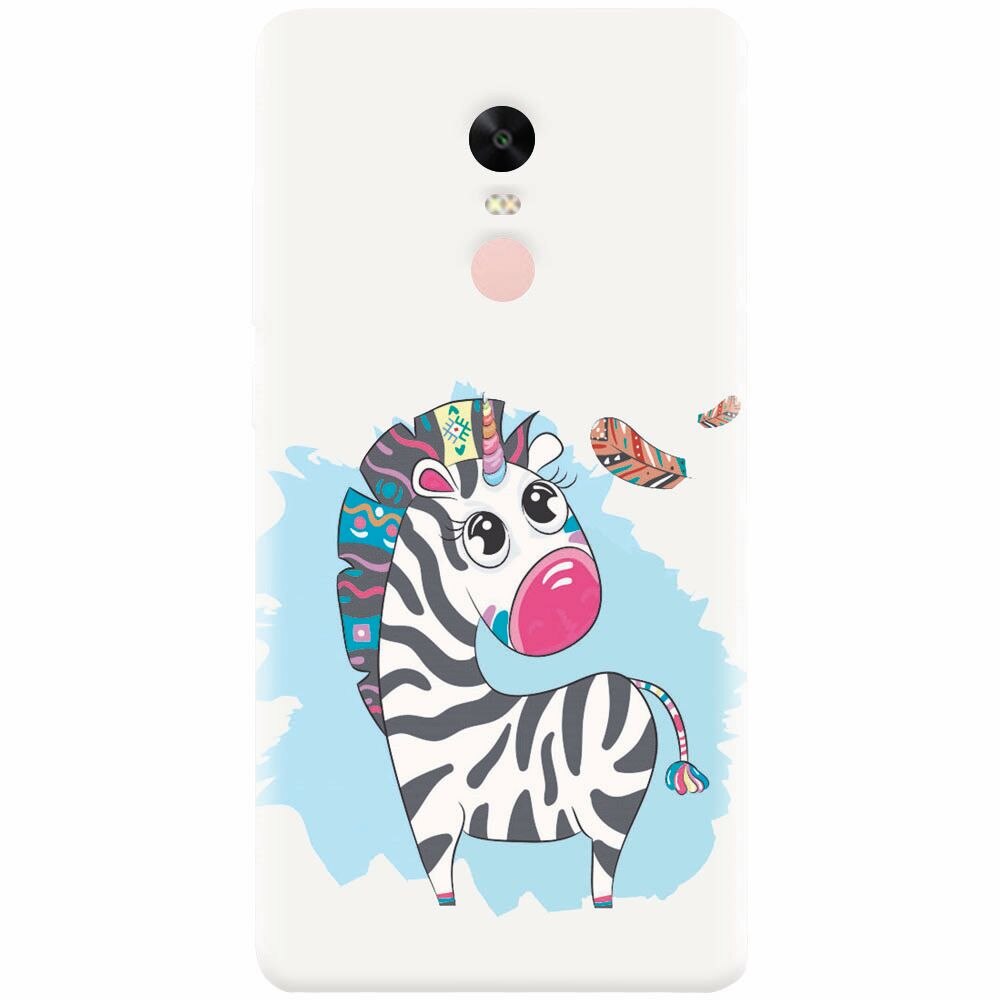 Husa silicon pentru Xiaomi Redmi Note 4X, Zebra