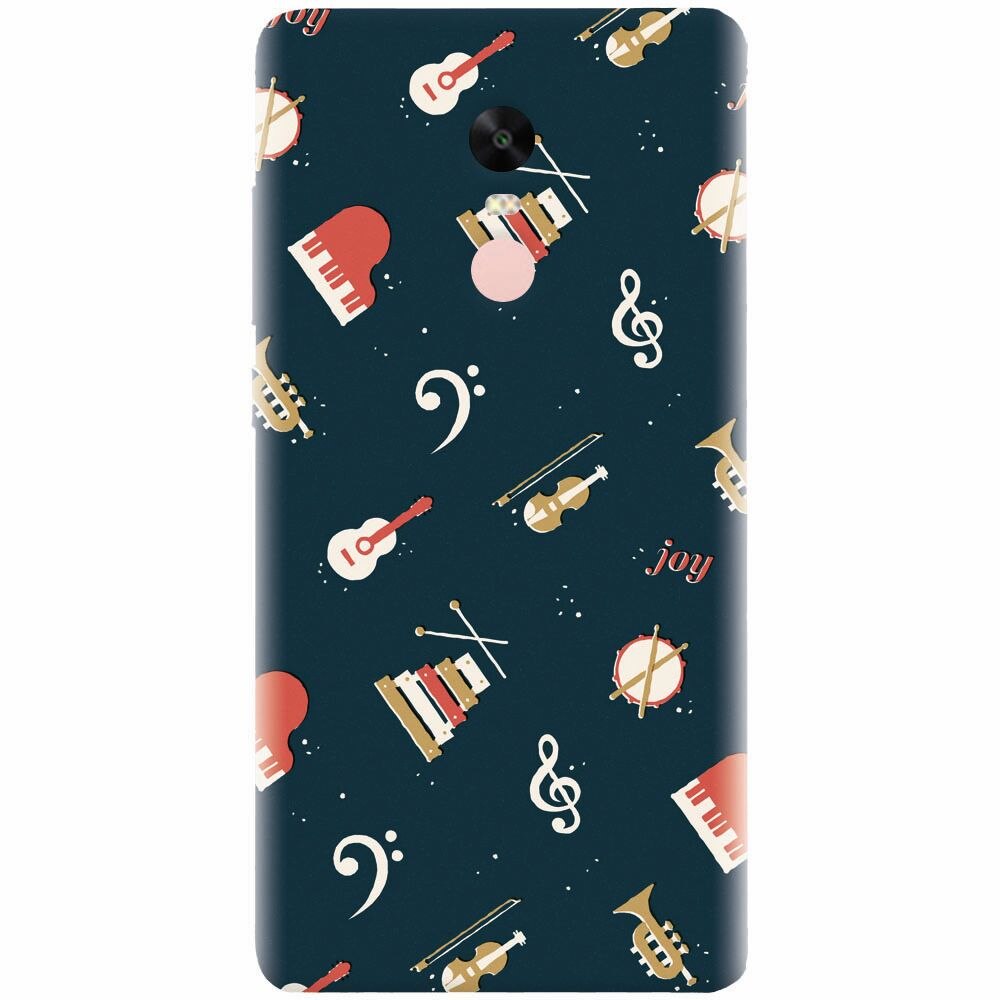 Husa silicon pentru Xiaomi Redmi Note 4, Music Joy