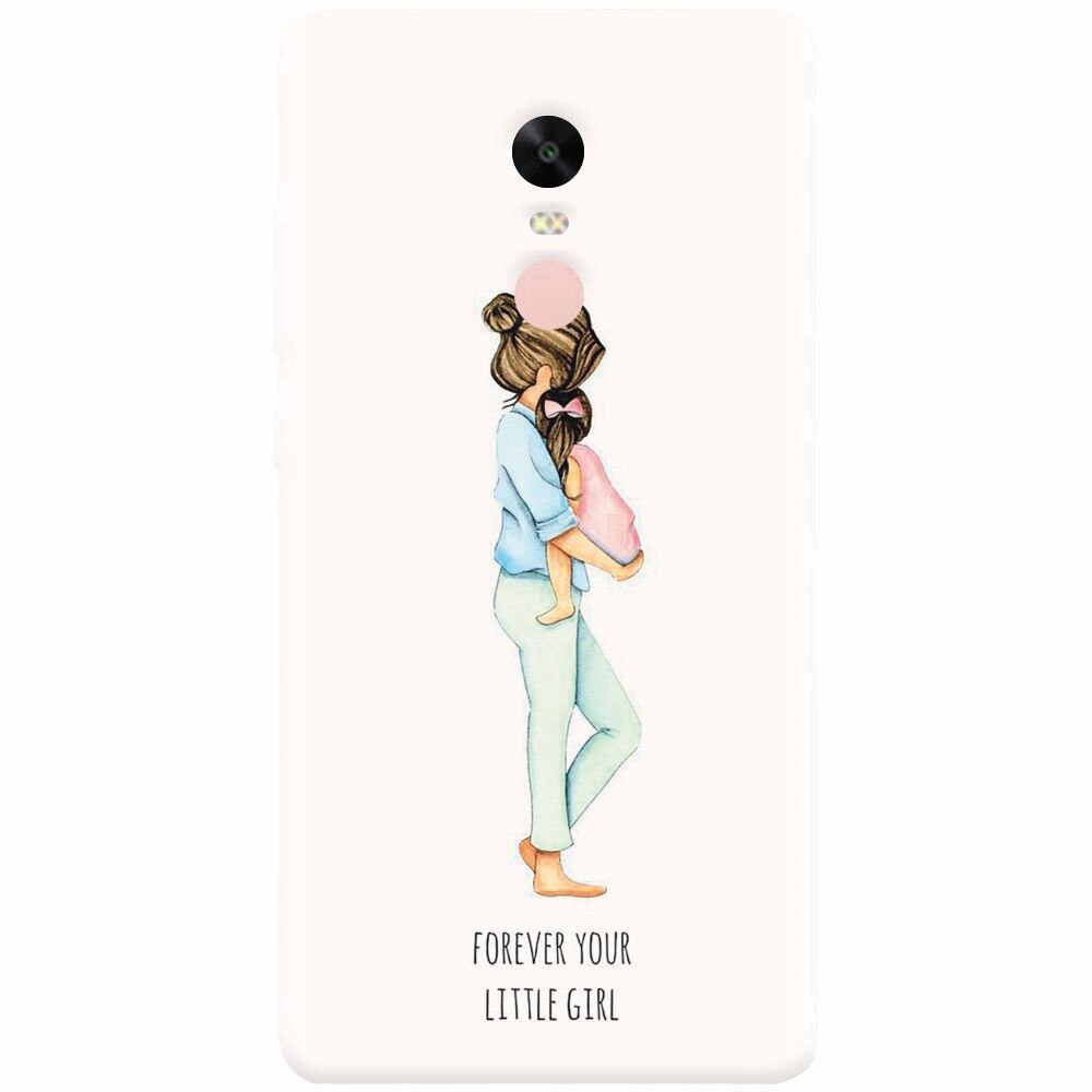 Husa silicon pentru Xiaomi Redmi Note 4, Forever Little Girl