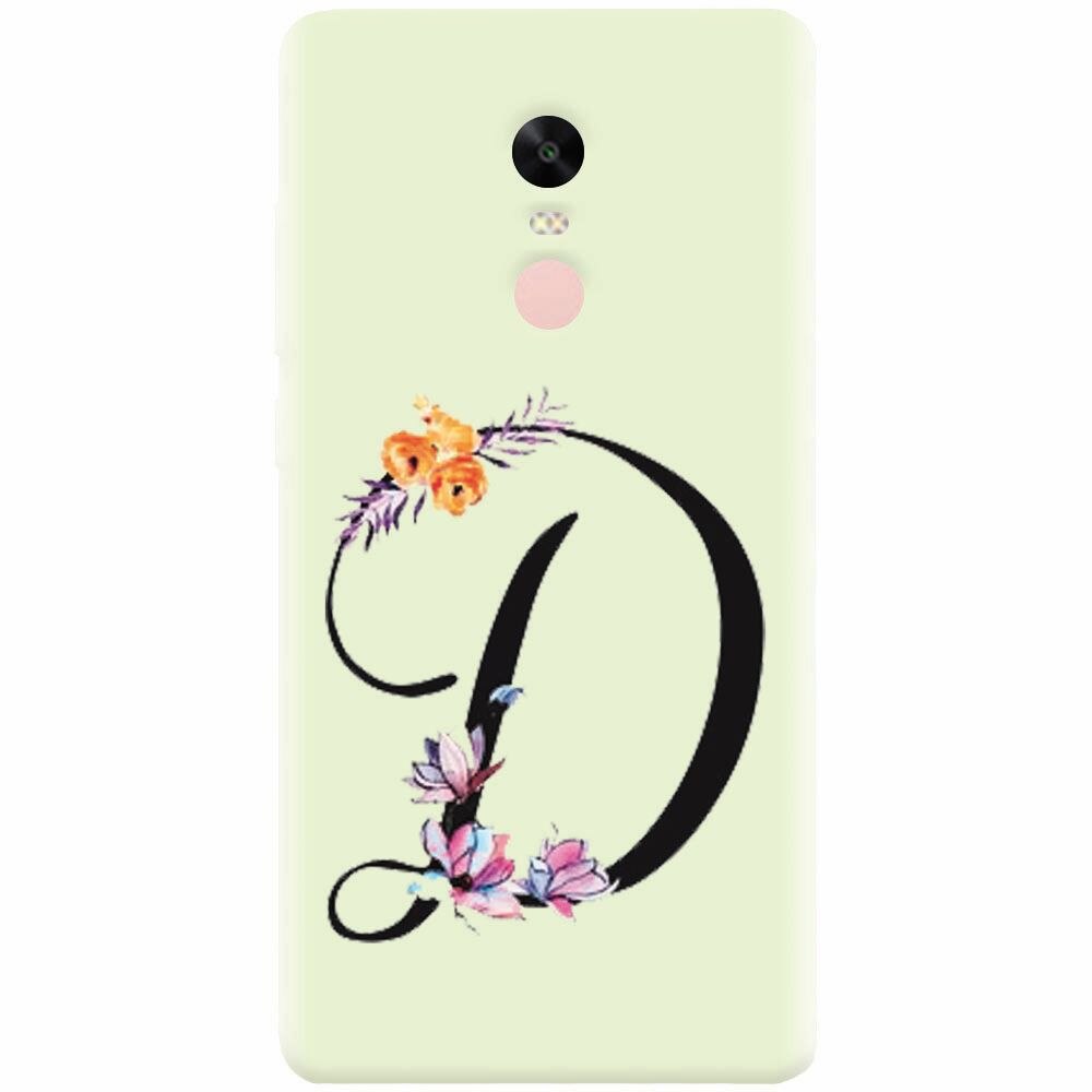 Husa silicon pentru Xiaomi Redmi Note 4X, Litera D