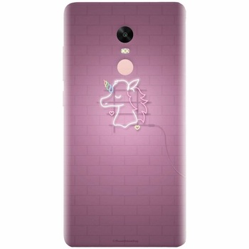 Husa silicon pentru Xiaomi Redmi Note 4, Light Unicorn Husa silicon pentru Xiaomi Redmi Note 4, Light Unicorn