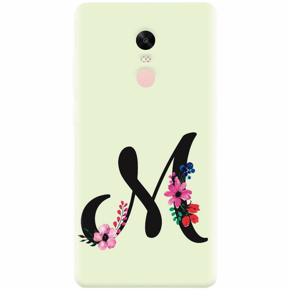 Husa silicon pentru Xiaomi Redmi Note 4, Litera M