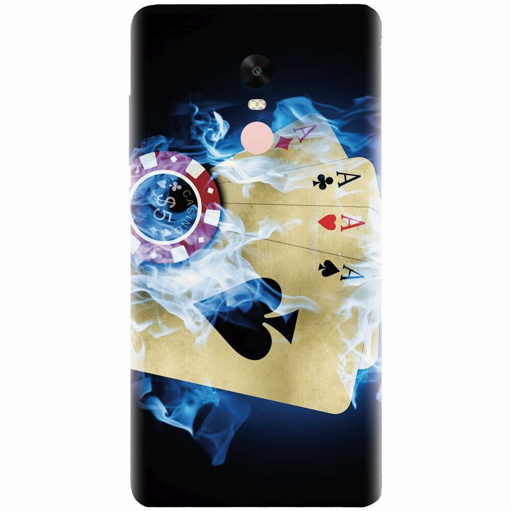 Husa silicon pentru Xiaomi Redmi Note 4X, Casino
