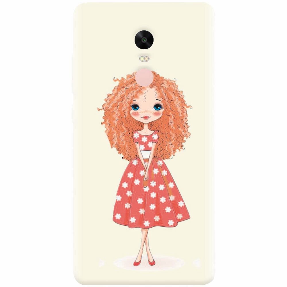 Husa silicon pentru Xiaomi Redmi Note 4, Sweet Little Girl