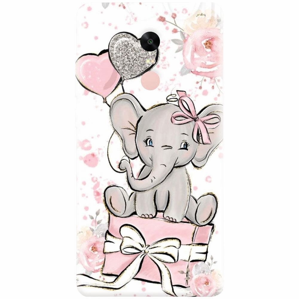 Husa silicon pentru Xiaomi Redmi Note 4X, Elefant