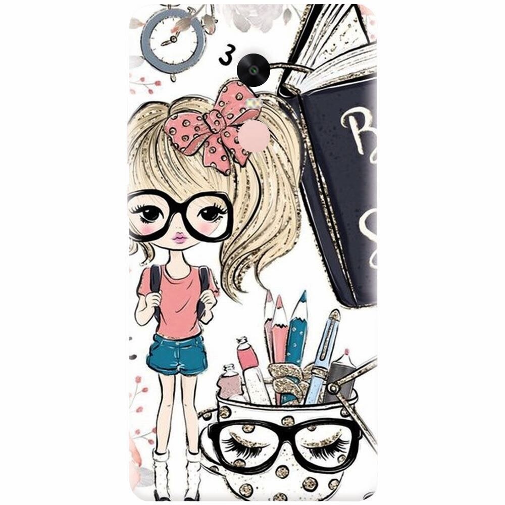 Husa silicon pentru Xiaomi Redmi Note 4, School Girl