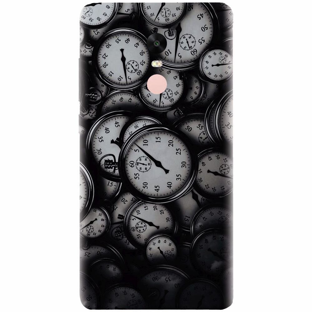 Husa silicon pentru Xiaomi Redmi Note 4X, Clocks Bw