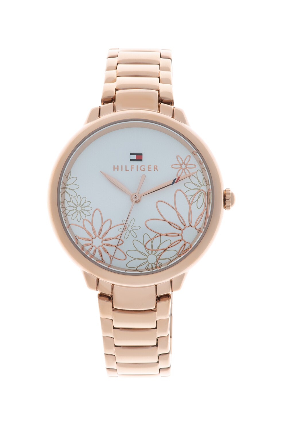 Tommy Hilfiger, Ceas quartz analog cu bratara, Auriu