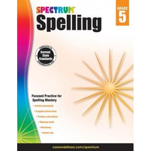 Spectrum Spelling, Grade 5, Spectrum (Compiled by)