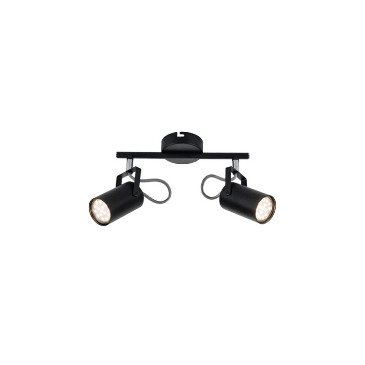 Fekete "IZZY" Spotlámpa 2x