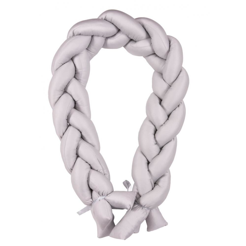 Protectie laterala din bumbac Bumper impletit The Braid Grey 04