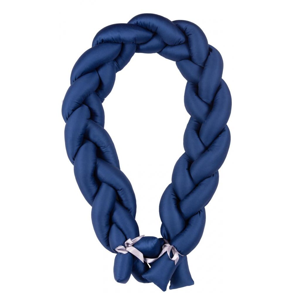 Protectie laterala din bumbac Bumper impletit The Braid Navy 06