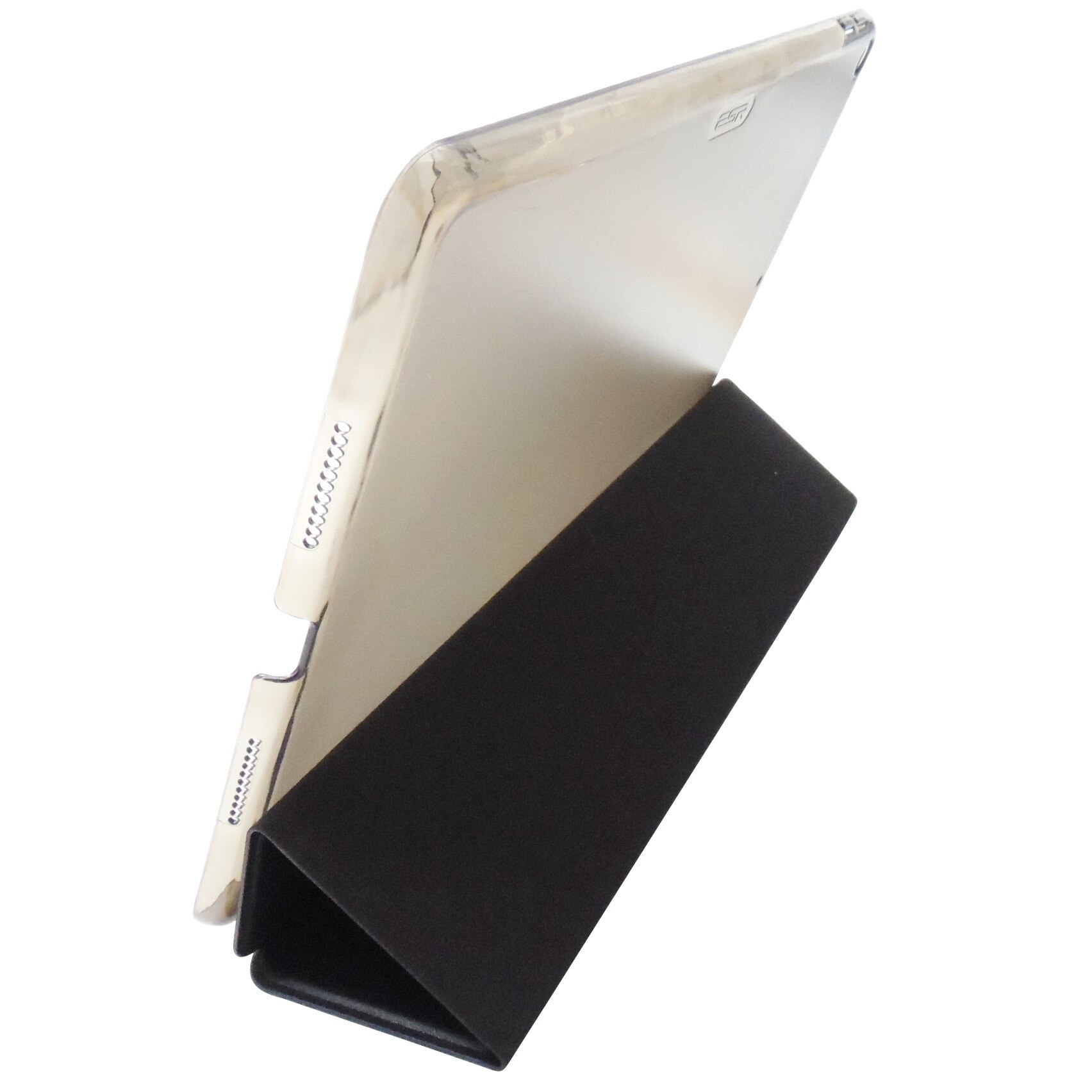 Husa tip carte cu stand ESR Yippee neagra cu spate fumuriu transparent pentru Apple iPad Air 3