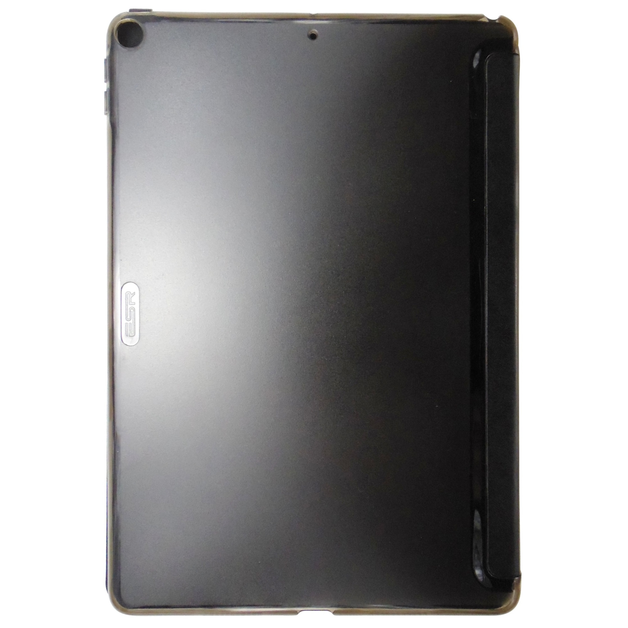 Husa tip carte cu stand ESR Yippee neagra cu spate fumuriu transparent pentru Apple iPad Air 3