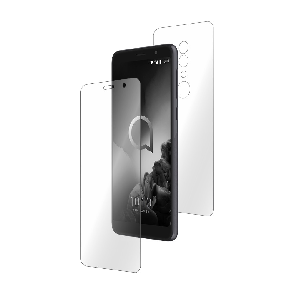 Folie de protectie Clasic Smart Protection Alcatel 1x 2019 fullbody,protectie completa ecran + spate+Smart Spray®,Smart Squeegee®,instructiuni instalare si microfibra incluse
