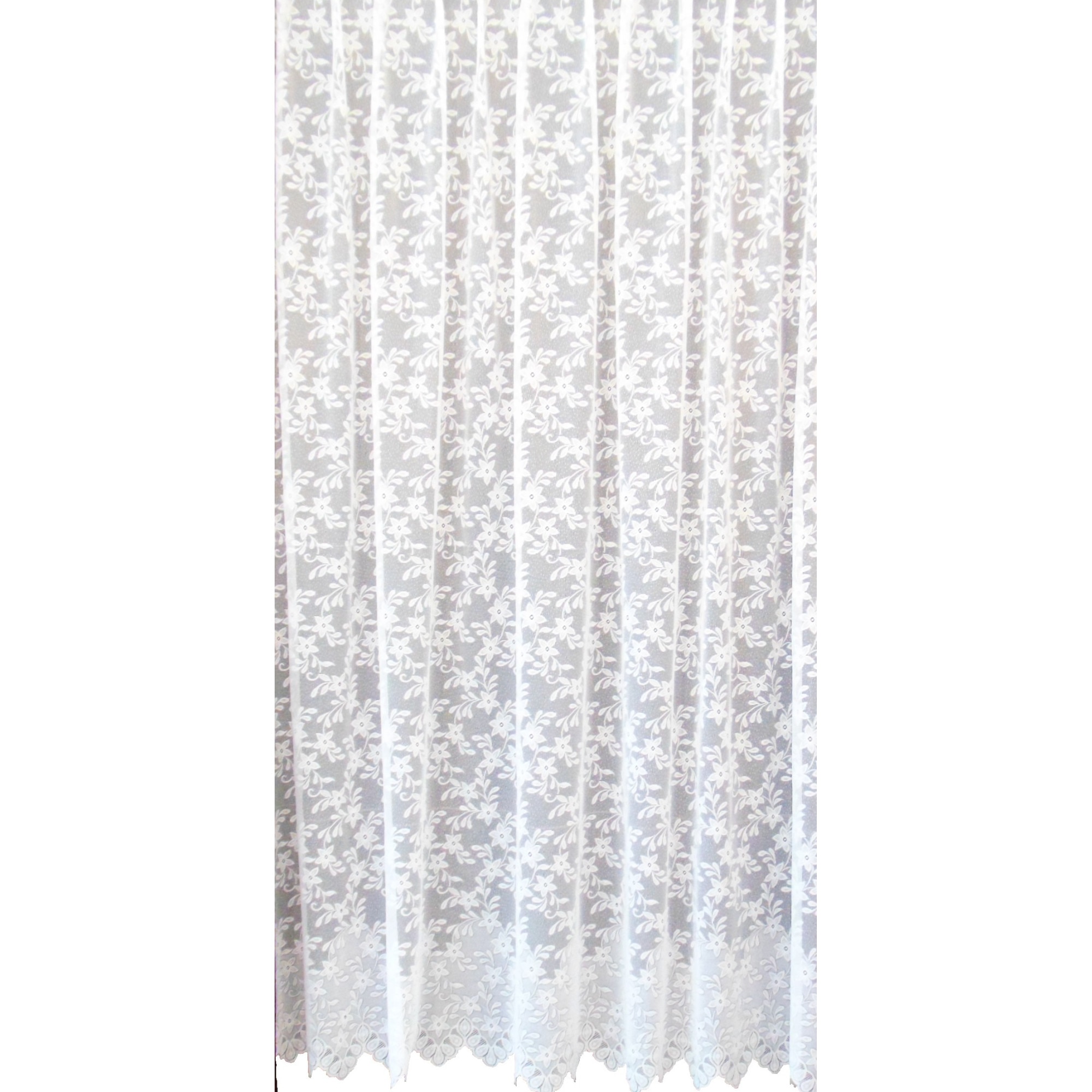 Perdea 4037, 200 x 240 cm, Alb